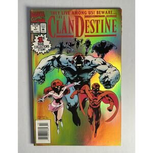ClanDestine #1 VF/NM ( 1st Appearance Adam Destine- Gold Foil-Ms. Marvel TV Show